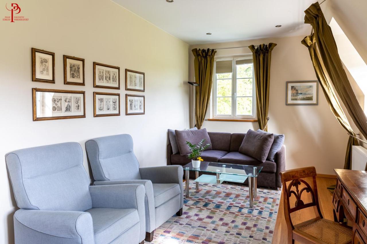 Palac Pakoszow Schlosshotel Wernersdorf เยเลเนียกูรา ภายนอก รูปภาพ The living room
